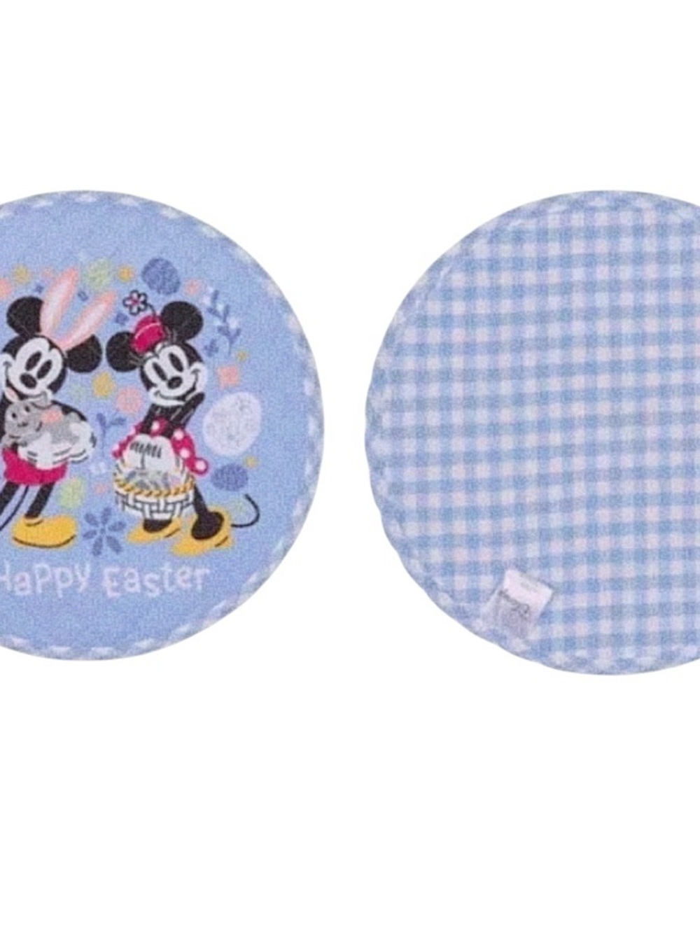 Disney's Mickey Mouse and Minnie 15" Easter Reversible Cloth Quilt Placemat NIP